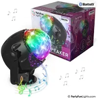 Partyfunlights Enceinte de fête disco avec télécommande