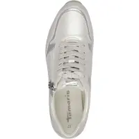 Tamaris Baskets pour femmes Slip-On Fermeture éclair Semelle intérieure amovible 1-23603-42, taille : 40 EU, couleur : gris