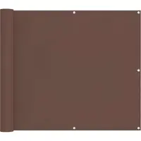 vidaXL Brise-vue pour balcon, marron, 90 x 200 cm, tissu Oxford