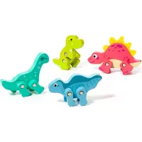 MOLTO Jeu De Dinosaures En Bois