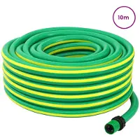 vidaXL Tuyau d'arrosage , 5 couches, vert et jaune, 19 mm, PVC