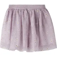 Name it Jupe - Tulle - NmfVabos - Lavender Brouillard/FLEURS - - 2 ans (92) - Jupe
