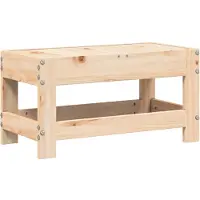 vidaXL Tabouret de jardin 62x30x32 cm pin massif