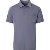 Casamoda Polo Marine Mélangé Bleu foncé Bleu taille 4XL