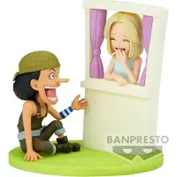 Banpresto Figurine Usopp &amp; Kaya Histoires De Log à Collectionner Du Monde One Piece 7 Cm