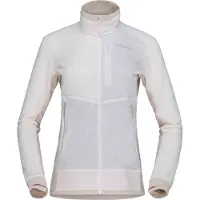 Norrøna - Polaire légère et respirante - Falketind Warm1 Active Jacket W Snow White Oatmeal pour Femme - Taille M - Blanc
