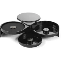 Hendi aide pour bord de sucre noir ABS 3 pièces avec inscription160x73x182 mm
