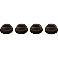 Ferm Living Nube Lot de 4 pieds de pot Carob Brown