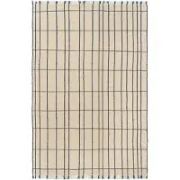 Ferm Living Sen Rug Tapis 200 x 300 | Parchment|Indigo