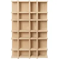 Ferm Living Tilem Étagère 4x6 | Natural Oak Veneer