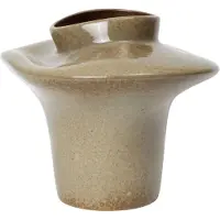 Ferm Living Evio Vase H22 | Elm Green