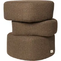 Ferm Living Plyo Ottoman Dark Brown