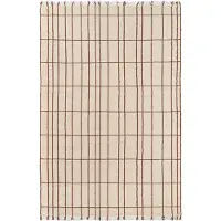 Ferm Living Sen Rug Tapis 200 x 300 | Parchment|Chestnut