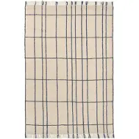 Ferm Living Sen Rug Tapis 170 x 240 | Parchment|Indigo
