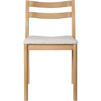 Ferm Living Boda Dining Chair Chaise de Salle à Manger Natural Oak|Off-white