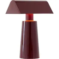 &tradition Caret MF1 Lampe de Table Portative Dark Burgundy