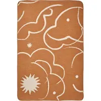 Ferm Living Skye Couverture Sienna|Parchment
