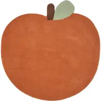 Ferm Living Couverture - Apple Semence touffue - Brown Clay - - UneTaille - Couverture