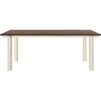 Ferm Living Atura Table à Manger 200 x 90 | Light Cashmere|Dark Stained Oak