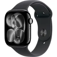 Apple Watch Series 11 gps - 46mm jet Black Aluminium Case - Sport Band S/m