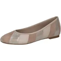 Caprice Ballerines écru / brocart / argent