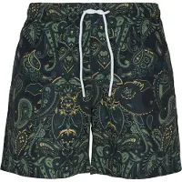 Urban Classics Shorts de bain jaune / vert / vert foncé