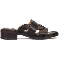 Wonders pour femme. B-9611 Sandales Wave noires (38), Cuir, 3 à 5 cm, Aucun, Casuel