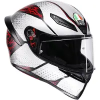 AGV Casque K1 S Speedarmor, noir/gris/rouge, XL (61/62)