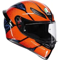 AGV Casque K1 S Speedarmor, noir/bleu/orange, XS (53/54)