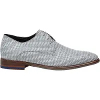 Floris van Bommel Chaussure à lacets 'Netter 12' gris / blanc