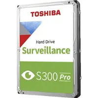 Toshiba S300 Pro MD10ADA10TV - Disque dur - Surveillance - 10 To - interne - 3.5" - SATA 6Gb/s - 7200 tours/min - mémoire tampon : 512 Mo