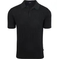 Suitable Respect Polo Maille Torsadée Marine
