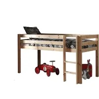 Vipack Lit mi-hauteur Charlotte - bois pin