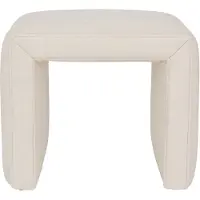 Urban Nature Culture Pouf Lyne blanc cassé