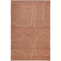 Ferm Living Gessoto Tapis en Jute Terracotta|Off-White | 200 x 300 cm