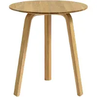 HAY Bella Table Basse Lacquered Solid Oak | Ø 45 cm x H 49 cm