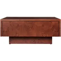 Ferm Living Burl Storage Table basse Dark Stained Burl