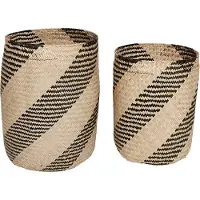 OYOY Paniers de rangement Twist lot de 2