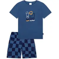 Schiesser Pyjama bleu / noir