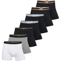 Cr7 - Cristiano Ronaldo Boxers ' Stretch mit Geschenkbox ' gris chiné / noir / blanc