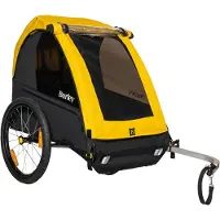 Burley Bee Two Seater Bike Trailer Doré Max 45 kg Garçon