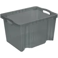 Keeeper 1027282700000 boîte de rangement "franz", 13,5 litres, crystal-grey