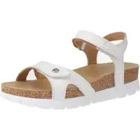 Panama jack Sandales 'Sandalette Damen Sulia Basics B1 Echtleder in weiß' blanc