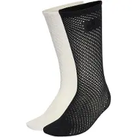 Adidas Originals Chaussettes 'CROCHET CREW 2 PAIRS' noir / blanc