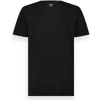 LebasQ - The Baker - T-shirt - Manches courtes - Pitch Black - Noir - XXL - coton organique - Impression 3D
