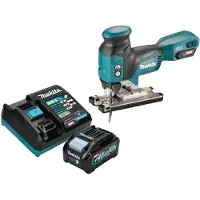 Makita JV 001 GM101 Scie sauteuse sans fil 40 V max. 135 mm Brushless + 1x batterie 4,0 Ah + chargeur