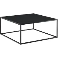 En.casa Table basse 'Lebus' métal 38 x 85 x 85 cm noir