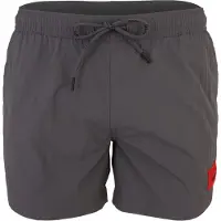 HUGO Short de bain à séchage rapide avec étiquette logo rouge