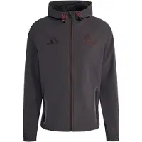 Adidas Vestes d’entraînement 'Audi Formula One Team DNA' gris foncé / rouge orangé / noir