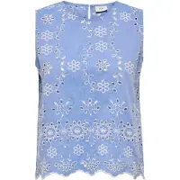 ONLY Chemisier 'JDYMarina' bleu-gris / blanc